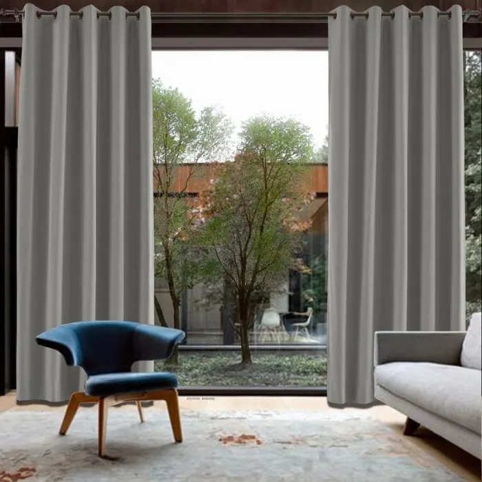 CUSTOM Capri Roasted Cashew Blackout Curtains with Liner