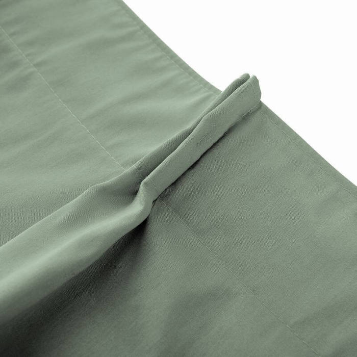Pinch Pleated Textured Faux Dupioni Silk Drape Curtain with Blackout Lined Yun