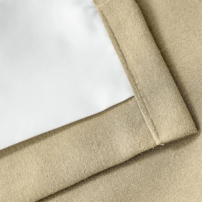 Yeffa Grommet Curtain Room Darkening Panel Blackout Lined