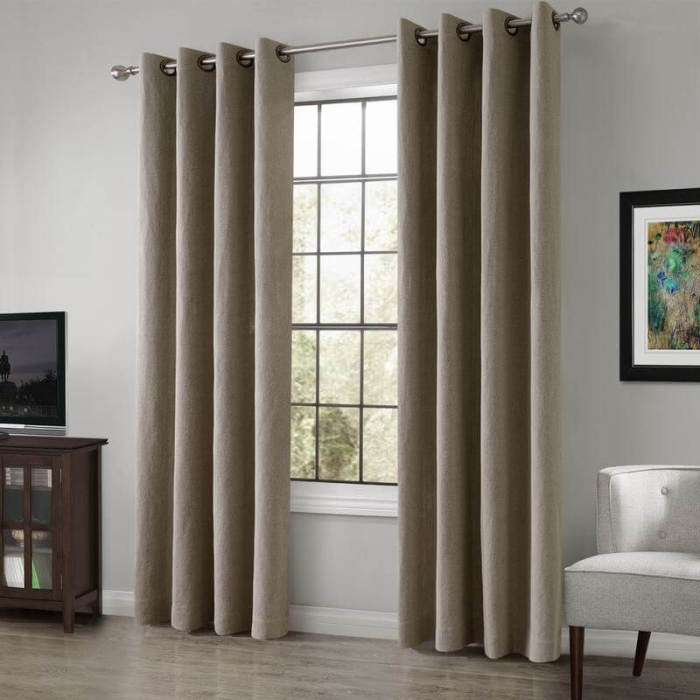 Heavy Weight 100% Linen Curtain Drapery TRENCH
