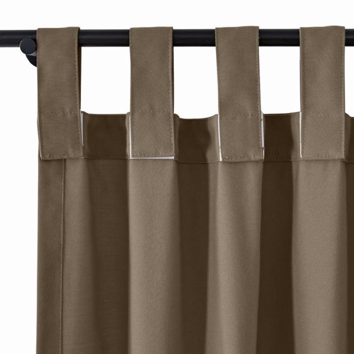 EDITH Outdoor Curtain Waterproof Rustproof Fading Resistant Drapery Patio Curtains