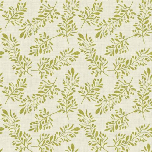 Nature Print Polyester Linen Curtain Drapery JASPER