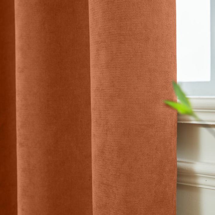 KANTE Polyester Cotton Drapery With Lining Curtains