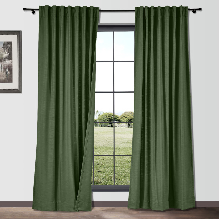ISABELLA Cotton Linen Curtain Drapery Custom