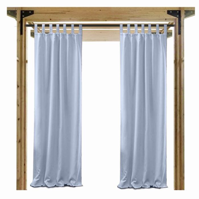 Blackout Waterproof Outdoor Curtain Patio Drapery Custom ROSE