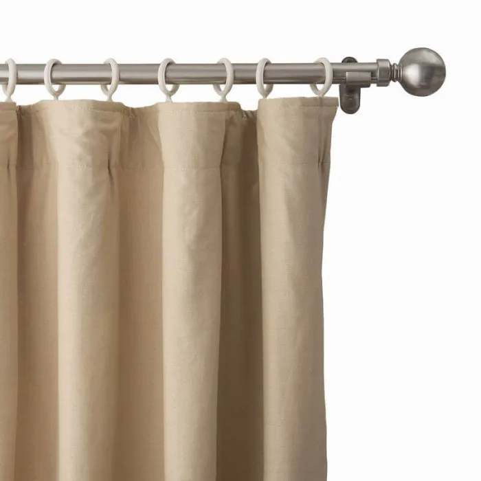 Heavy Weight Rayon Chenille Floral Jacquard Curtain Panel Posie