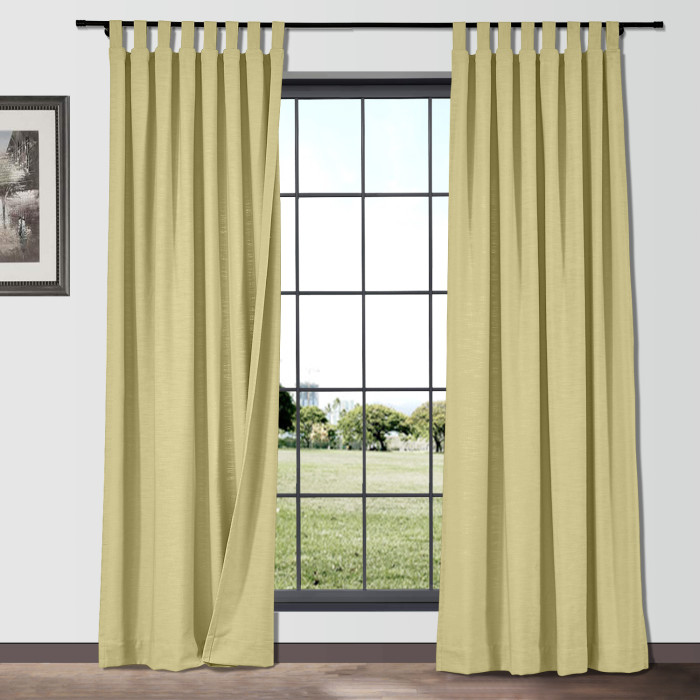 ISABELLA Cotton Linen Curtain Drapery Custom