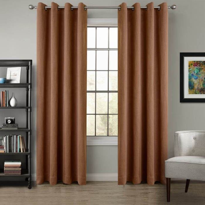 Heavy Weight 100% Linen Curtain Drapery TRENCH