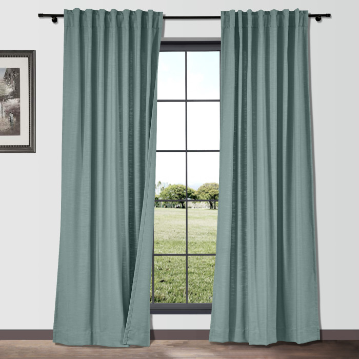 ISABELLA Cotton Linen Curtain Drapery Custom