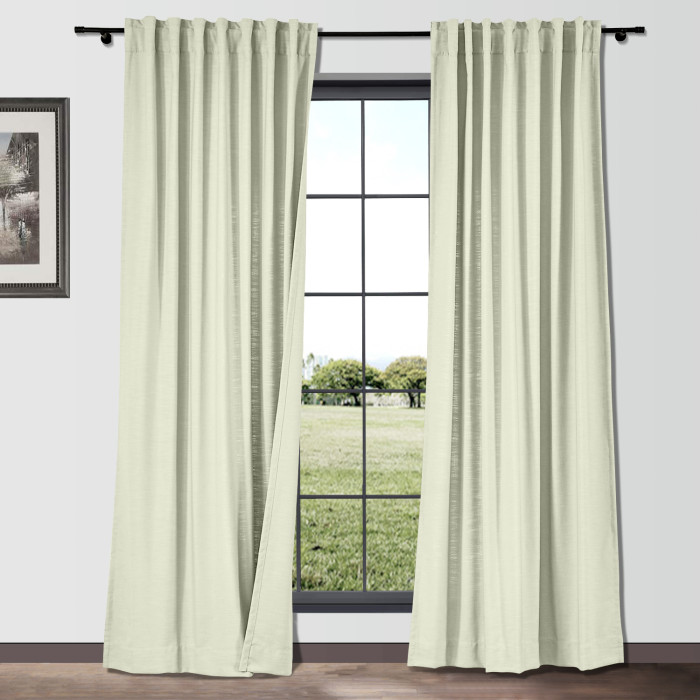 ISABELLA Cotton Linen Curtain Drapery Custom