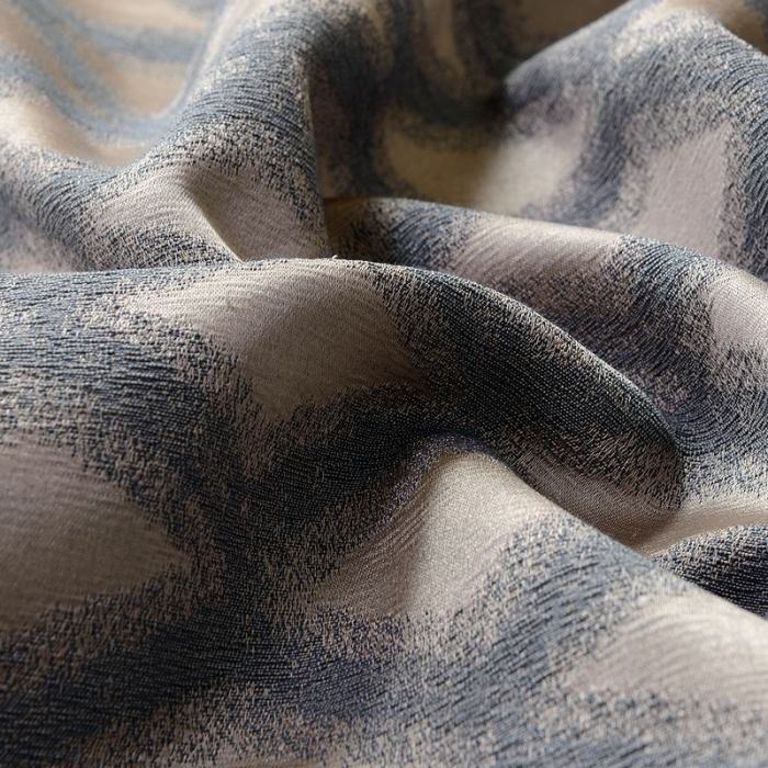 Jacquard Diamond Curtain Drapery ZAC