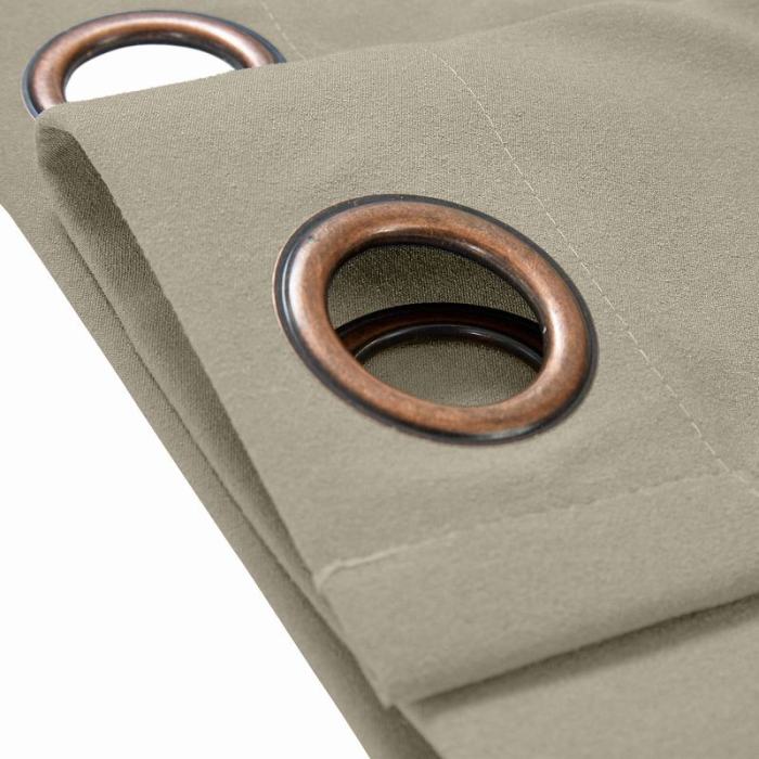 Yeffa Grommet Curtain Room Darkening Panel Blackout Lined