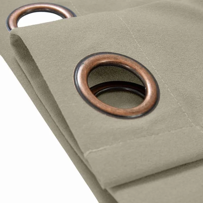 Yeffa Grommet Curtain Room Darkening Panel Blackout Lined