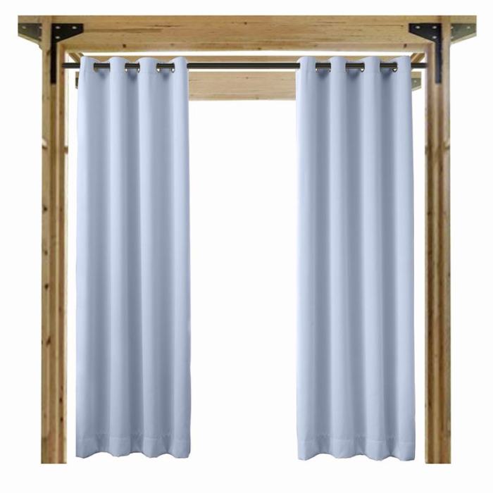Blackout Waterproof Outdoor Curtain Patio Drapery Custom ROSE
