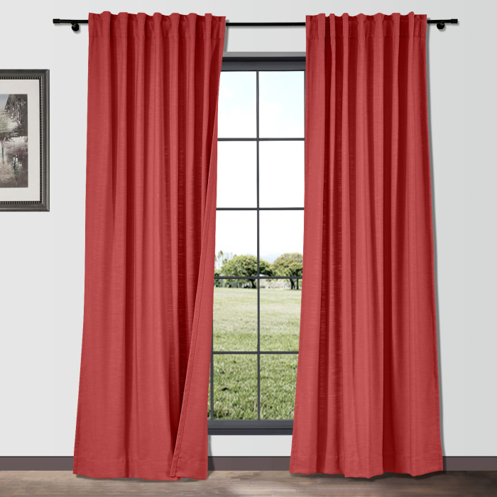 ISABELLA Cotton Linen Curtain Drapery Custom