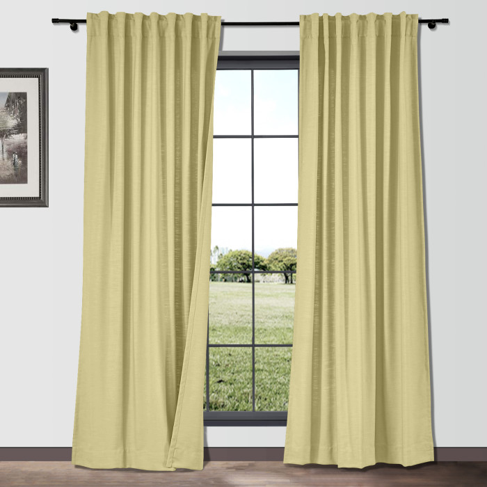 ISABELLA Cotton Linen Curtain Drapery Custom