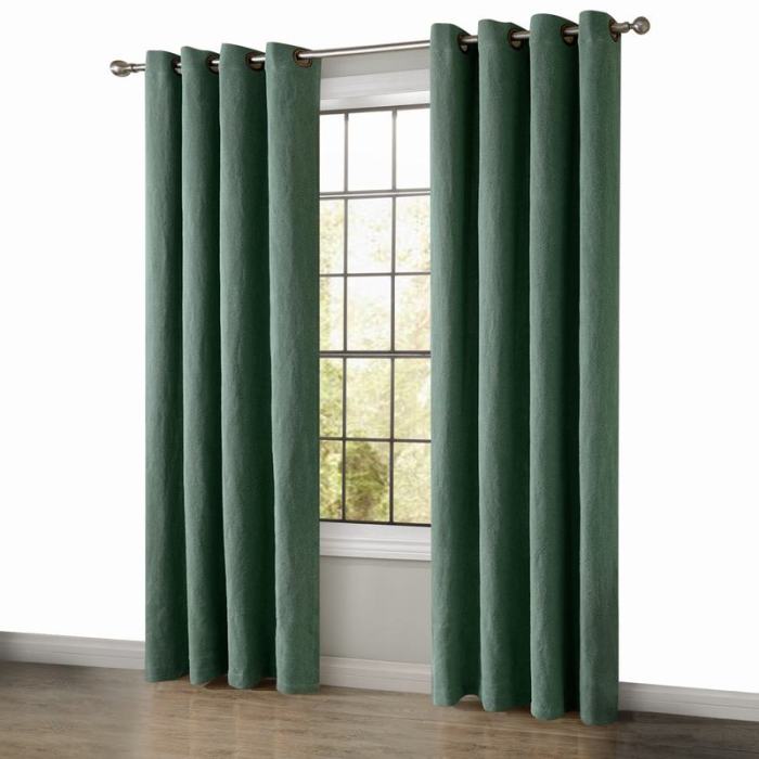 TRENCH Heavy Weight 100% Linen Curtain Drapery Custom