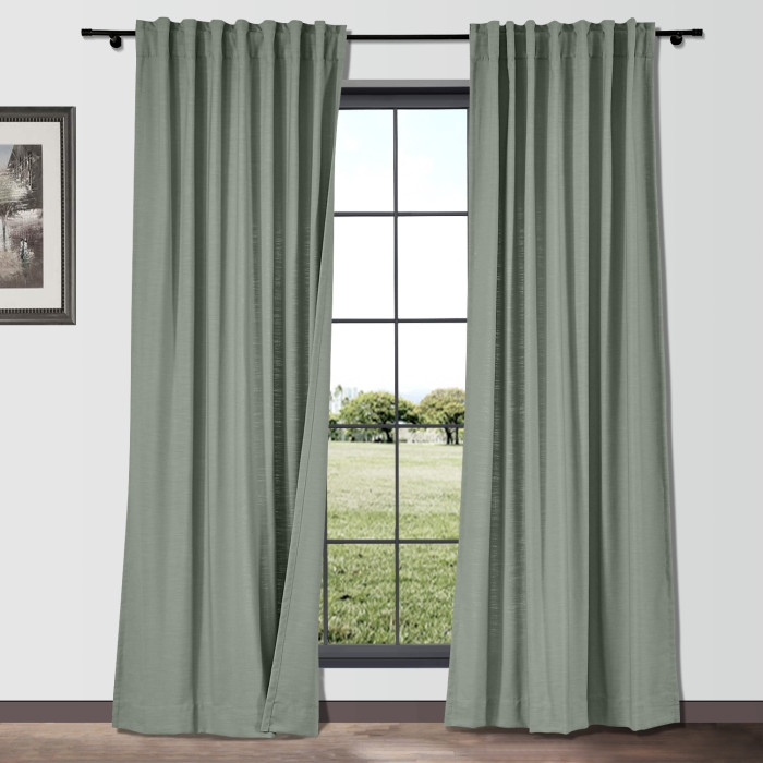 ISABELLA Cotton Linen Curtain Drapery Custom