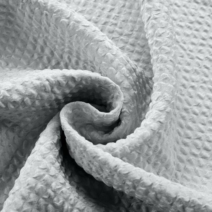 Jacquard Circle Bubble Wrinkle Blackout Curtain Drapery Bella