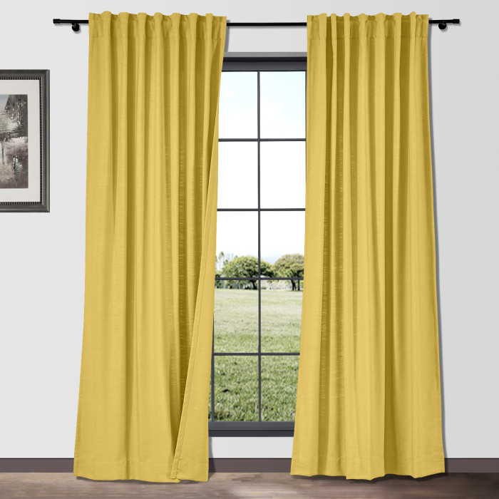 ISABELLA Cotton Linen Curtain Drapery Custom