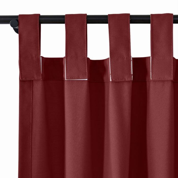 EDITH Outdoor Curtain Waterproof Rustproof Fading Resistant Drapery Patio Curtains