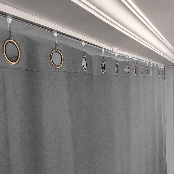 Ceiling Track Room Divider Curtain Kit for Any Space