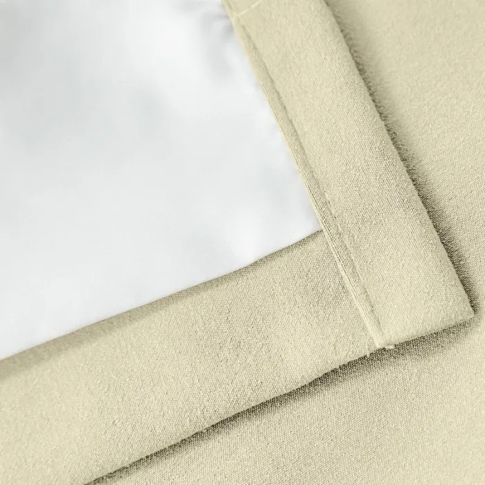 Yeffa Grommet Curtain Room Darkening Panel Blackout Lined
