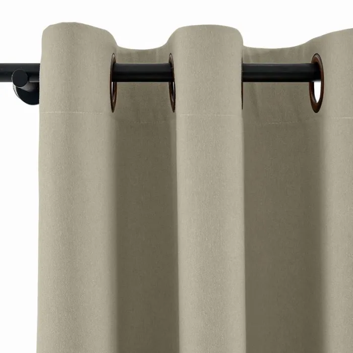 Yeffa Grommet Curtain Room Darkening Panel Blackout Lined