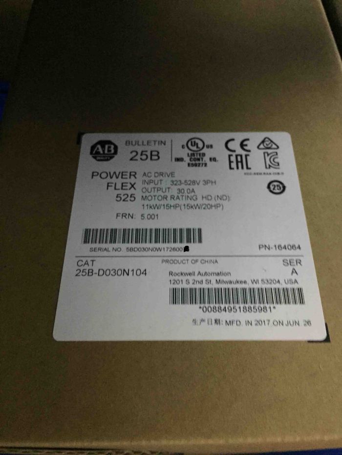 （Special discoun for Chriss） New sealed Allen Bradley 25B-D013N104