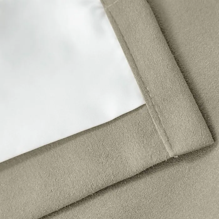 Yeffa Grommet Curtain Room Darkening Panel Blackout Lined