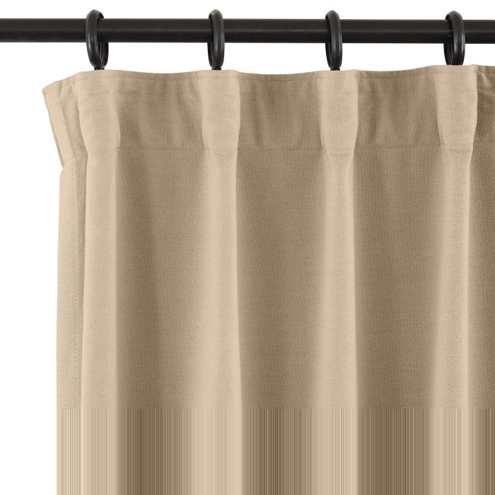 TRENCH Heavy Weight 100% Linen Curtain Drapery Custom
