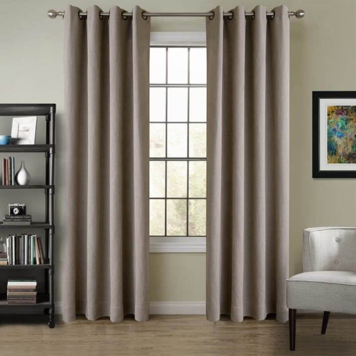 Heavy Weight 100% Linen Curtain Drapery TRENCH