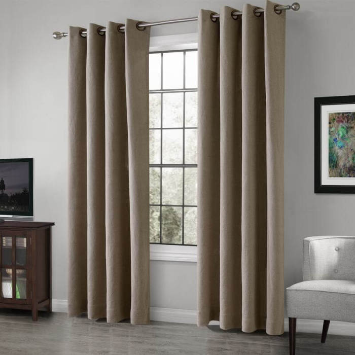 Heavy Weight 100% Linen Curtain Drapery TRENCH