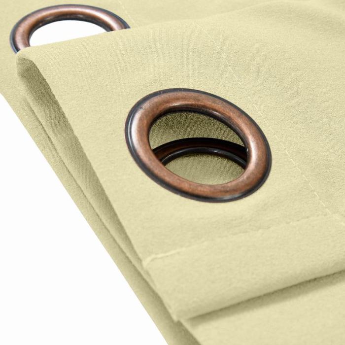 Yeffa Grommet Curtain Room Darkening Panel Blackout Lined