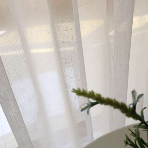 SABINA Slub Yarn Linen Fabric Swatch Refundable Order Amount Over $399
