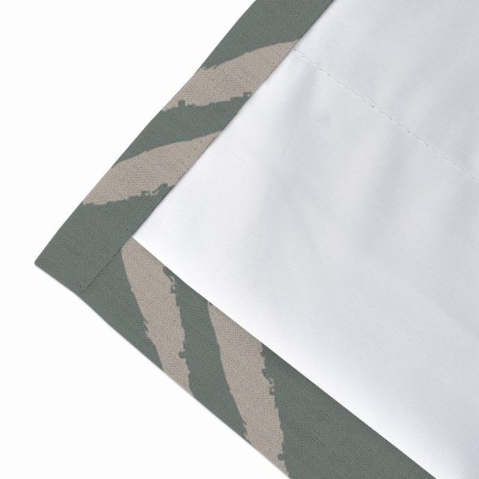 Geometic Print Polyester Linen Curtain Drapery ABSTRACT