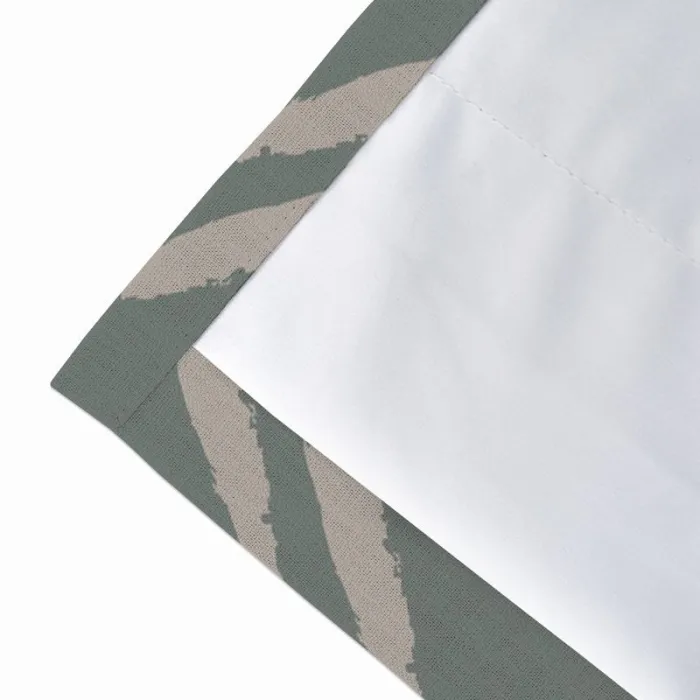 Geometic Print Polyester Linen Curtain Drapery ABSTRACT