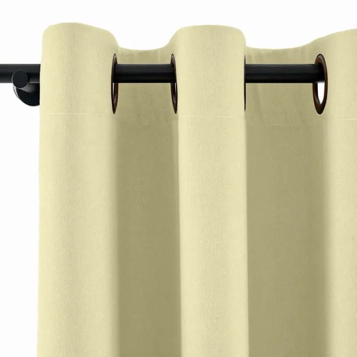Yeffa Grommet Curtain Room Darkening Panel Blackout Lined