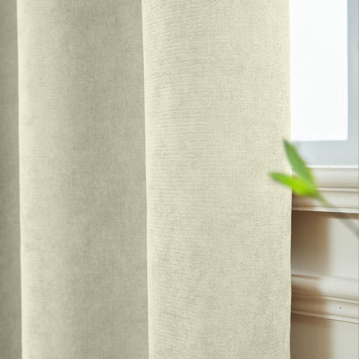 KANTE Polyester Cotton Drapery With Lining Curtains