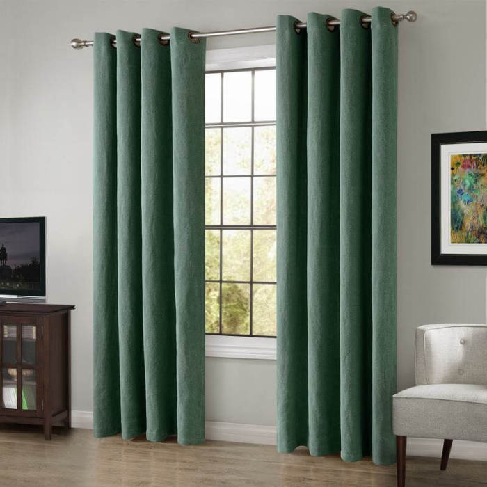 Heavy Weight 100% Linen Curtain Drapery TRENCH