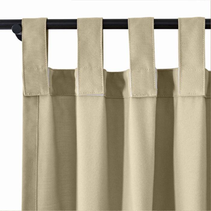 EDITH Outdoor Curtain Waterproof Rustproof Fading Resistant Drapery Patio Curtains