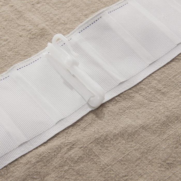 Cotton Linen Curtain Drapery Lined Curtain MASHA
