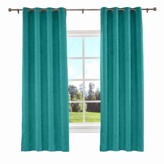 KANTE Polyester Cotton Drapery With Lining Curtains