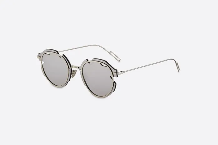 DiorBreaker Silver-Mirrored Pantos Sunglasses
