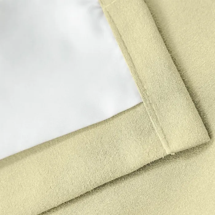 Yeffa Grommet Curtain Room Darkening Panel Blackout Lined