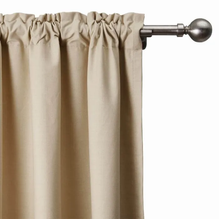 Abstract Print Polyester Linen Curtain Drapery OLIVER
