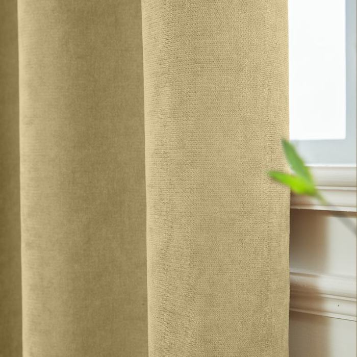 KANTE Polyester Cotton Drapery With Lining Curtains