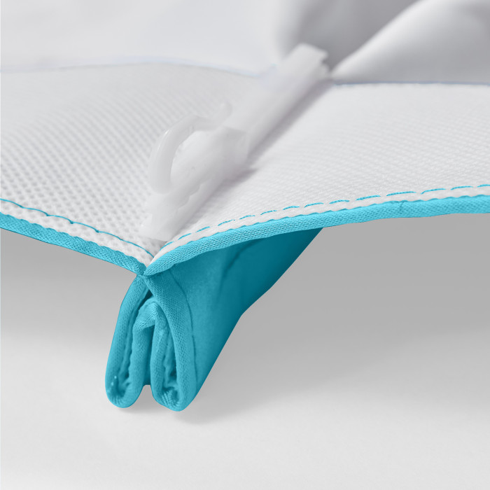 Polyester Cotton Silky Drape with Blackout Lined Pinch Pleated Window Curtain Panel LHZ