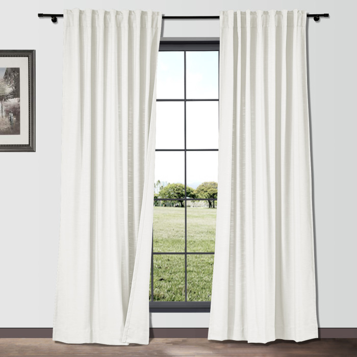 ISABELLA Cotton Linen Curtain Drapery Custom