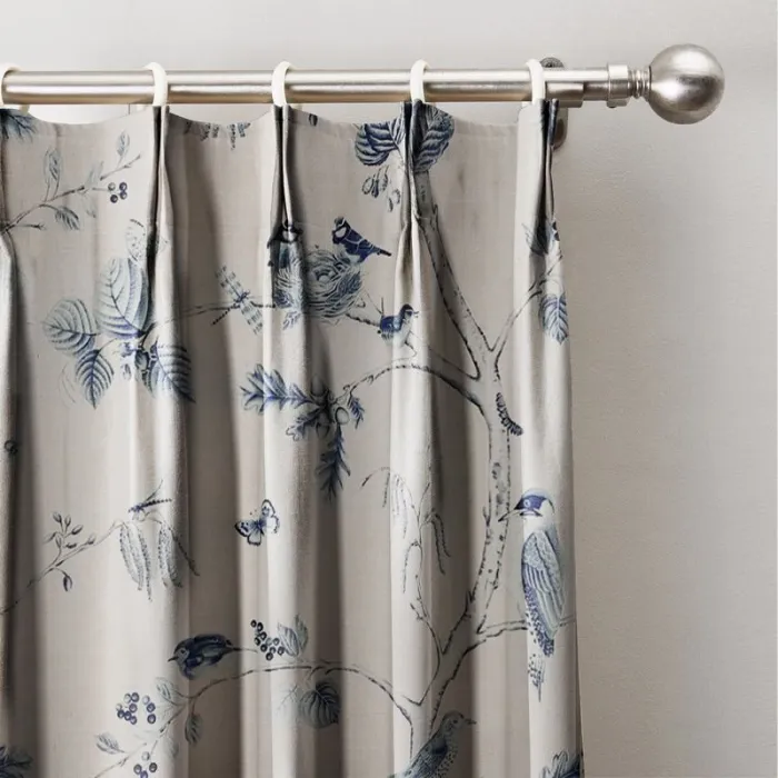 Rural Pastoral Print Window Curtain Pinch Pleated Blackout Lining Darpe Panel BQ66281